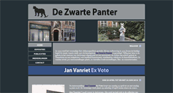 Desktop Screenshot of dezwartepanter.com
