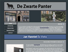 Tablet Screenshot of dezwartepanter.com